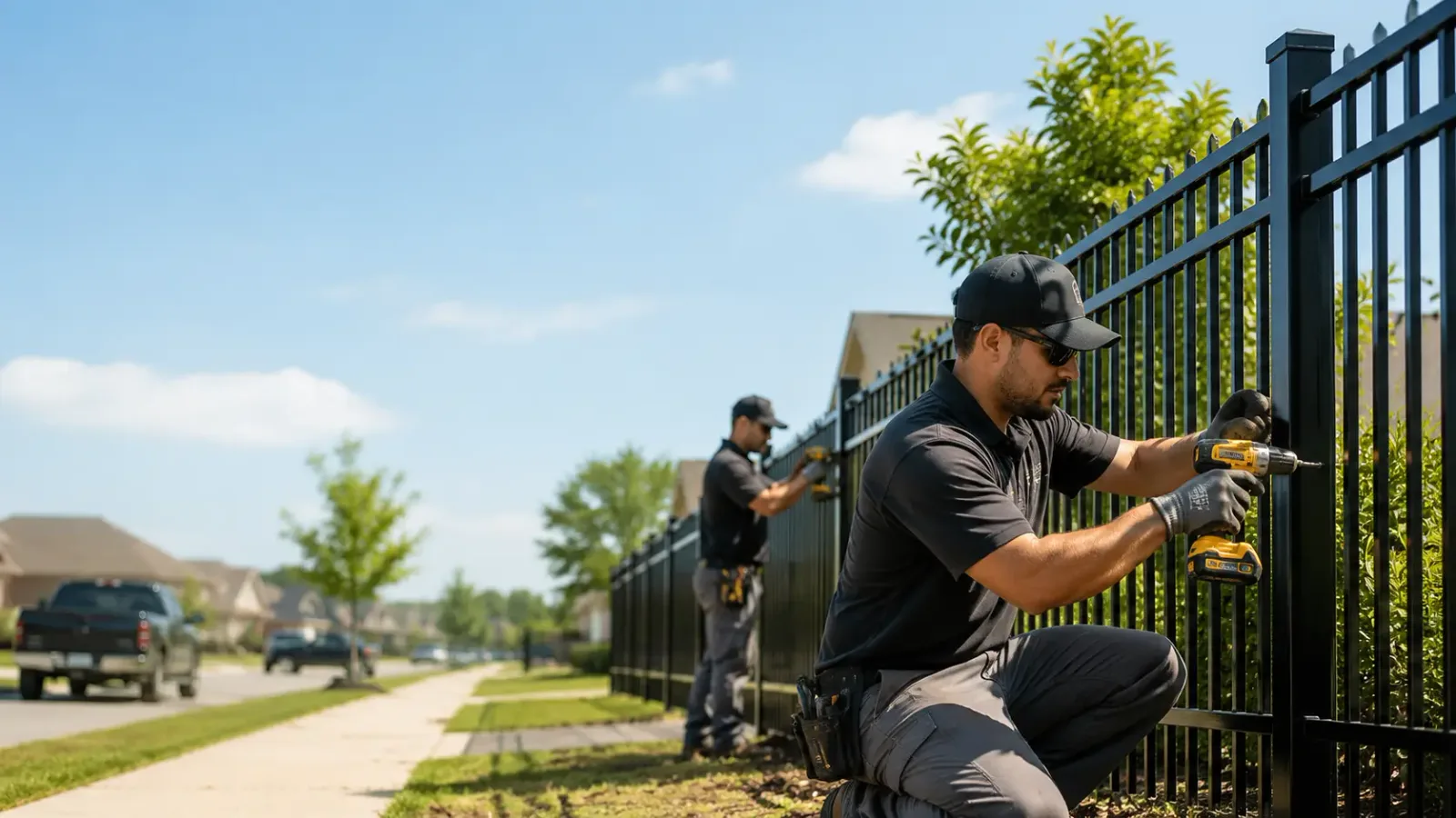 Metal Fence Installation in Sabine Pass, TX